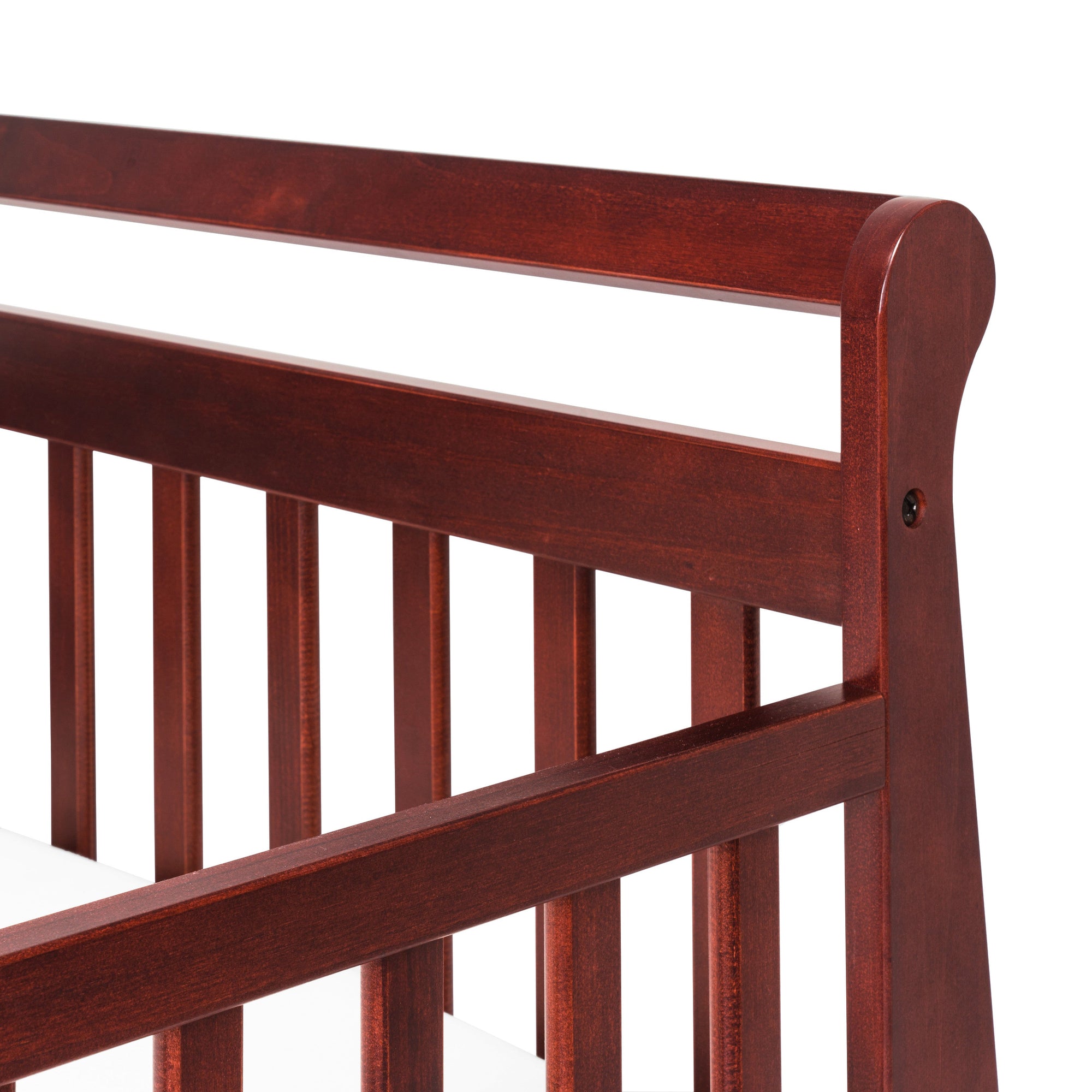 M2990C,DaVinci,Sleigh Toddler Bed in Rich Cherry Finish