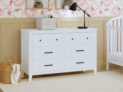 M24726W,DaVinci,Beau 6-Drawer Dresser in White