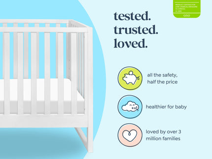 M25001W,DaVinci,Hunter 3-in-1 Convertible Crib in White