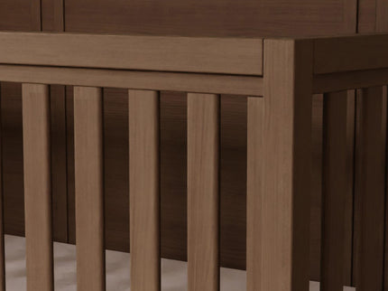 B25801DF,Monogram by Namesake,Newbern 4-in-1 Convertible Crib in Driftwood