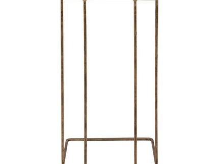 Uttermost Cadmus 12" Wide Antiqued Gold Side Table