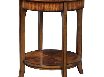 Uttermost Carmel Distressed Veneer Lamp Table