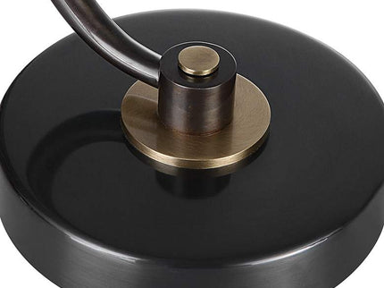 Uttermost Fawn 12" Wide Dark Bronze Metal Round Drink Table