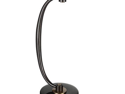 Uttermost Fawn 12" Wide Dark Bronze Metal Round Drink Table