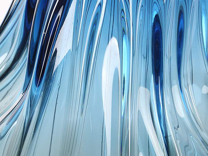 Uttermost Midnight Horizon Ombre Blue 2-Piece Glass Vase Set