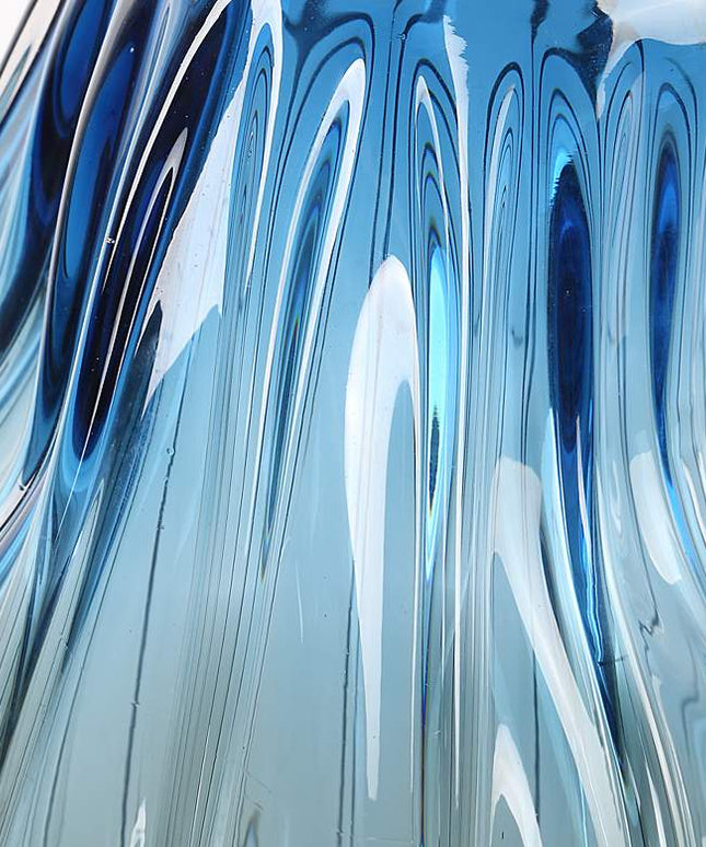 Uttermost Midnight Horizon Ombre Blue 2-Piece Glass Vase Set