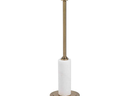 Uttermost Portsmouth 15 3/4" Wide Brushed Brass Accent Table