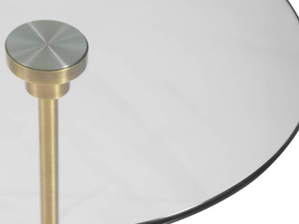 Uttermost Portsmouth 15 3/4" Wide Brushed Brass Accent Table