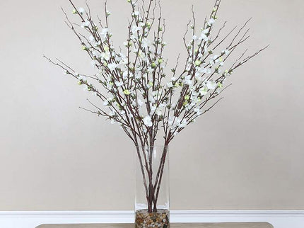 Uttermost Quince Blossoms Silk 36" High Faux Flower in Vase