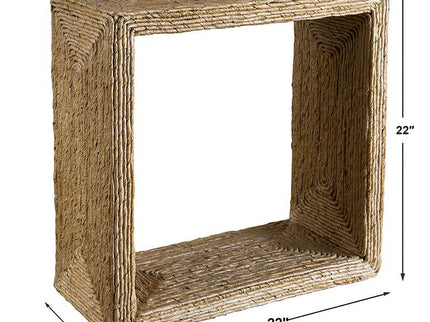 Uttermost Rora 22" Wide Banana Plant Square Accent Table