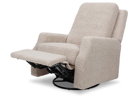 M22287EGS,Namesake,Crewe Recliner and Swivel Glider in Earl Grey Shearling