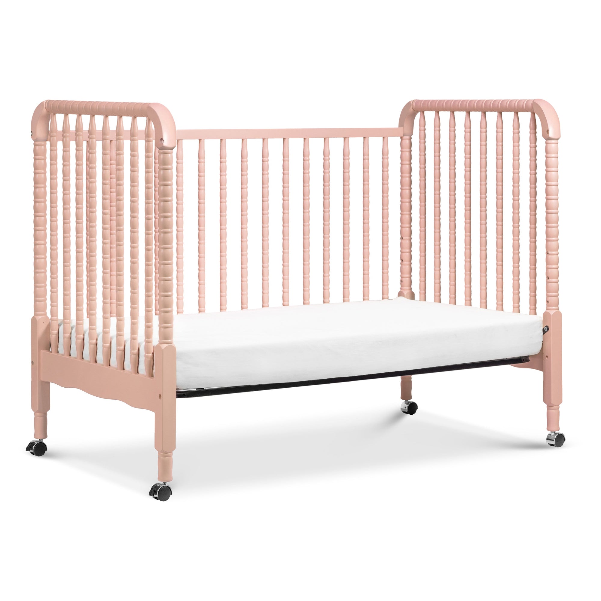 M7391BL,DaVinci,Jenny Lind Stationary Crib in Blush Pink Finish