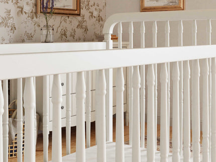 M7101RW,Namesake,Liberty 3-in-1 Convertible Spindle Crib w/Toddler Bed Conversion Kit in Warm White