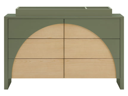 M30216OLSH,Babyletto,Moab 6-Drawer Assembled Dresser in Olive/Ash