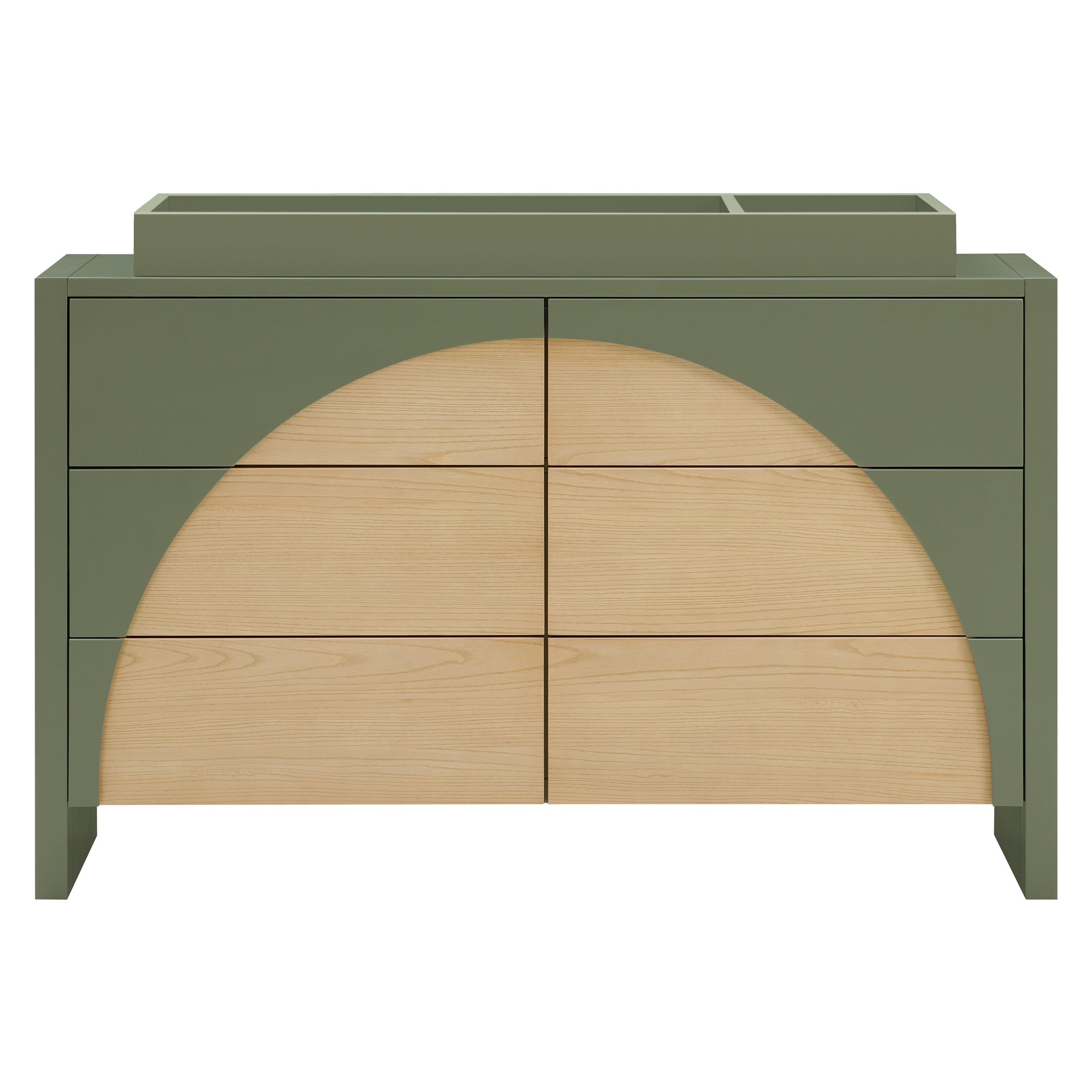 M30216OLSH,Babyletto,Moab 6-Drawer Assembled Dresser in Olive/Ash