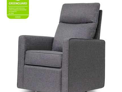 M19787SHG,DaVinci,Gabby Pillowback Swivel Glider in Shadow Grey