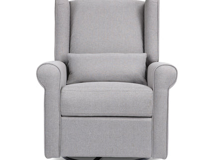 M21887MIG,DaVinci,Hayden Recliner and Swivel Glider in Misty Grey