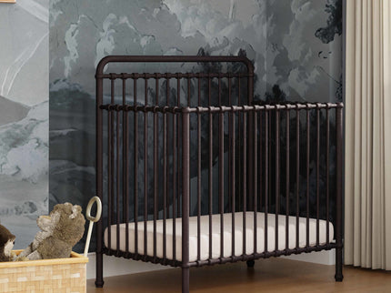 M15398UR,Namesake,Winston 4-in-1 Convertible Mini Crib in Vintage Iron