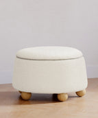 Performance Ivory Boucle with Honey Ball Feet