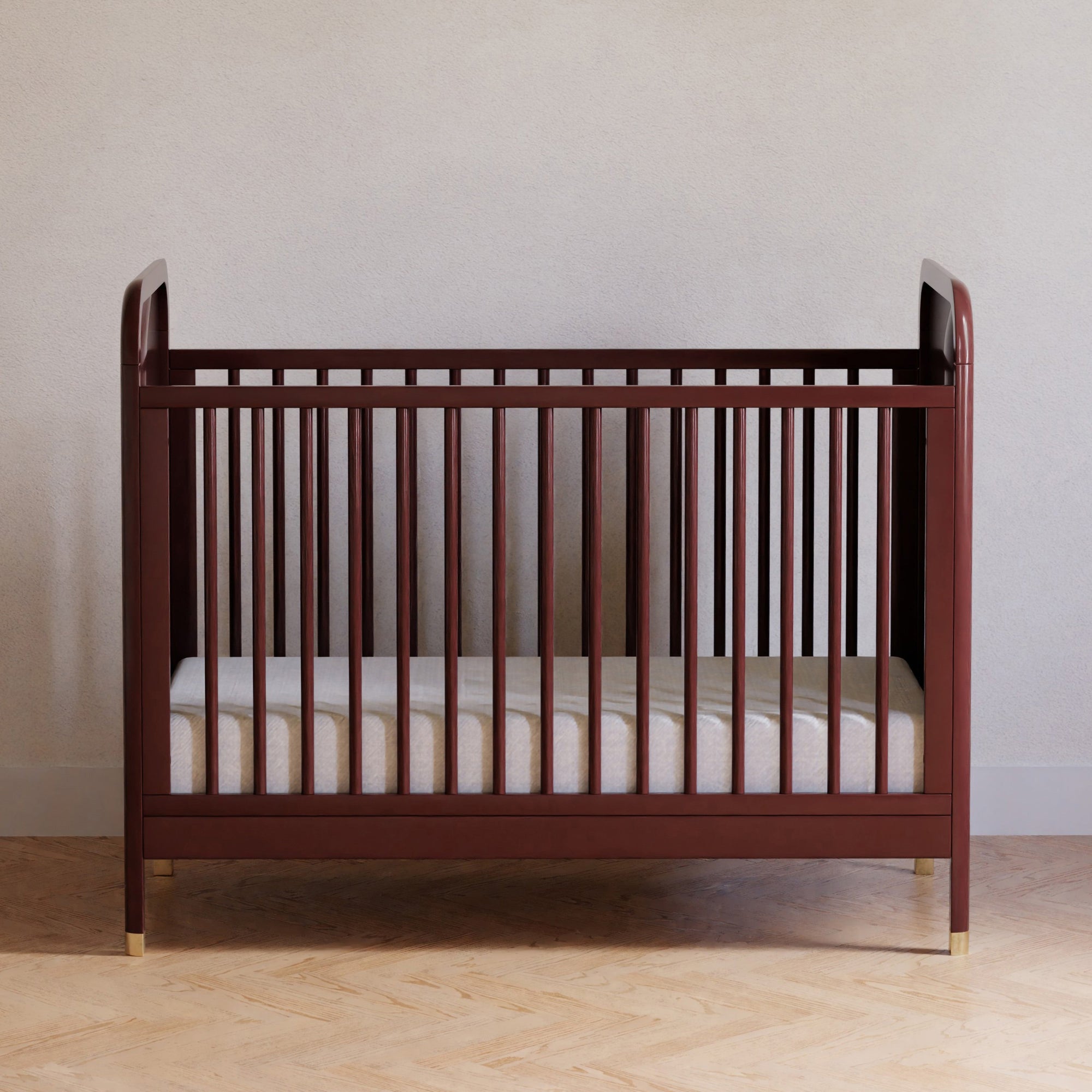 M26742CR,Namesake,Brimsley Tambour 3-in-1 Convertible Crib in Crimson