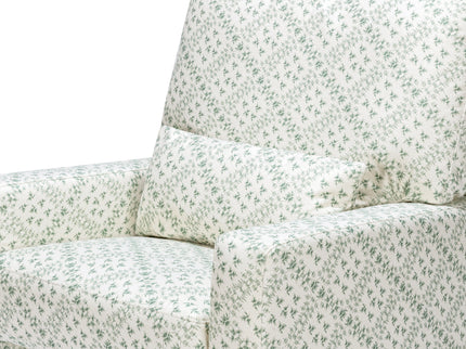 M21787GLT,Namesake,Sarah Flint x Namesake Crawford Swivel Glider in Green Lattice Performance Eco-Weave