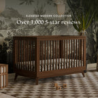 M5801NL,Babyletto,Scoot 3-in-1 Convertible Crib w/Toddler Bed Conversion Kit in Natural Walnut