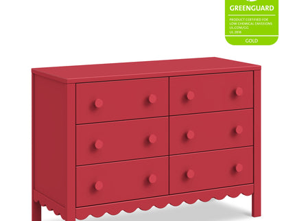 Sammy Scallop 6-Drawer Dresser