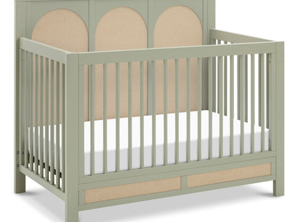 M24801FSPSEW,Namesake,Eloise 4-in-1 Convertible Crib in French Sage and Performance Sand Eco-Weave