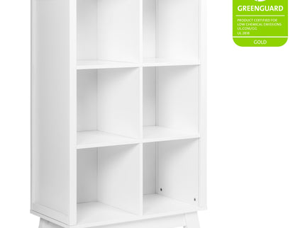 M4211W,Babyletto,Hudson Cubby Bookcase in White