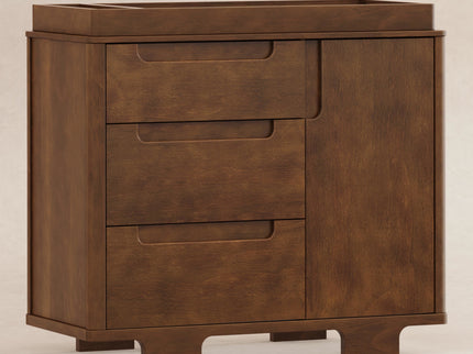 M23423NL,Babyletto,Yuzu 3-Drawer Changer Dresser in Natural Walnut