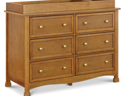 M5529CT,DaVinci,Kalani 6-Drawer Double Wide Dresser in Chestnut Finish