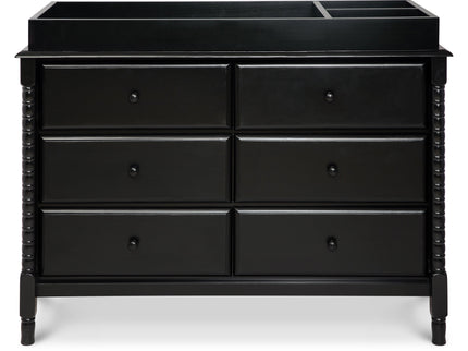 M7326E,DaVinci,Jenny Lind Spindle 6-Drawer Dresser in Ebony
