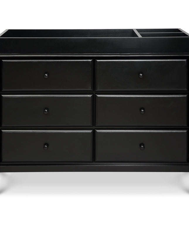 M7326E,DaVinci,Jenny Lind Spindle 6-Drawer Dresser in Ebony