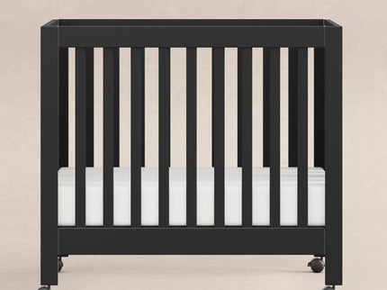 M6698B,Babyletto,Origami Mini Crib in Black Finish