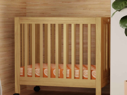 M6698HY,Babyletto,Origami Mini Crib in Honey