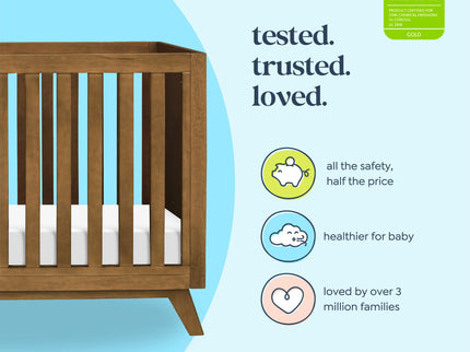 M22501L,DaVinci,Otto 3-in-1 Convertible Crib in Walnut