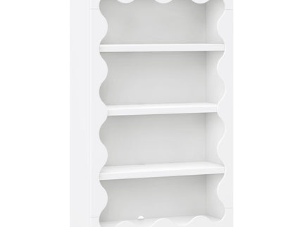 M31111W,Babyletto Kids,Lido Wave Bookcase in White