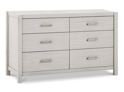 B26416WDF,Monogram by Namesake,Hemsted 6-Drawer Assembled Dresser in White Driftwood