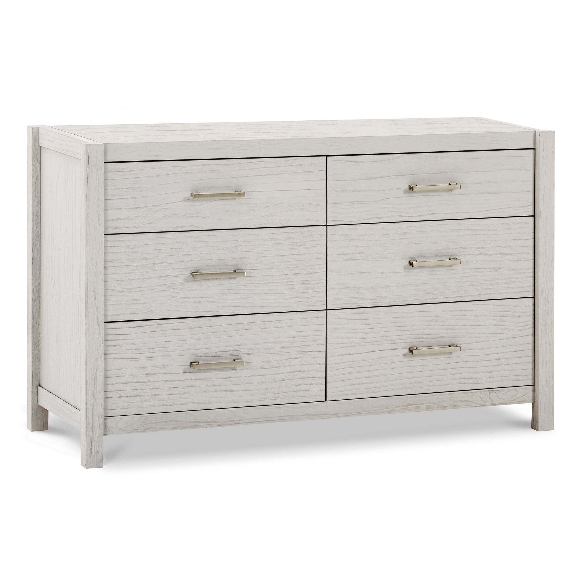 B26416WDF,Monogram by Namesake,Hemsted 6-Drawer Assembled Dresser in White Driftwood