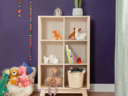 M4211NX,Babyletto,Hudson Cubby Bookcase in Washed Natural