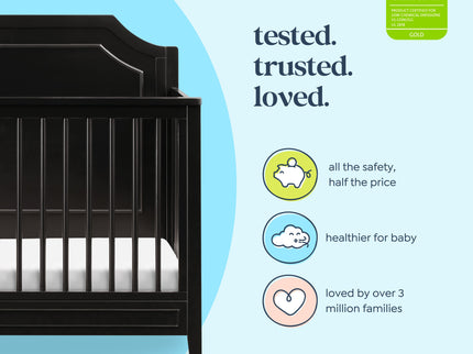 M11441E,DaVinci,Chloe Regency 4-in-1 Convertible Crib in Ebony