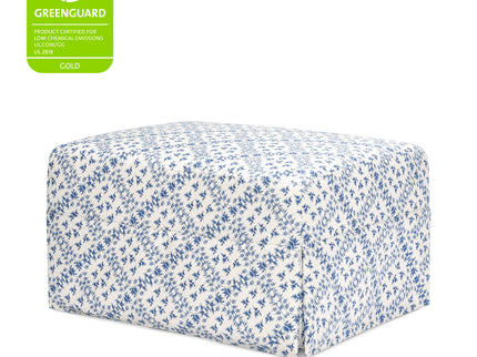 M21785BLT,Namesake,Sarah Flint x Namesake Crawford Gliding Ottoman in Blue Lattice Performance Eco-Weave