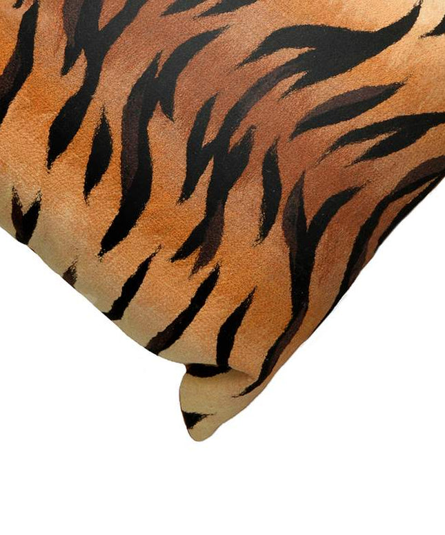 Visions I Tiger Print Brown 20" x 12" Indoor-Outdoor Pillow