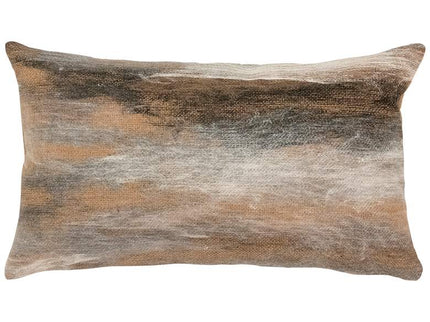 Visions I Vista Beige 20" x 12" Indoor-Outdoor Throw Pillow