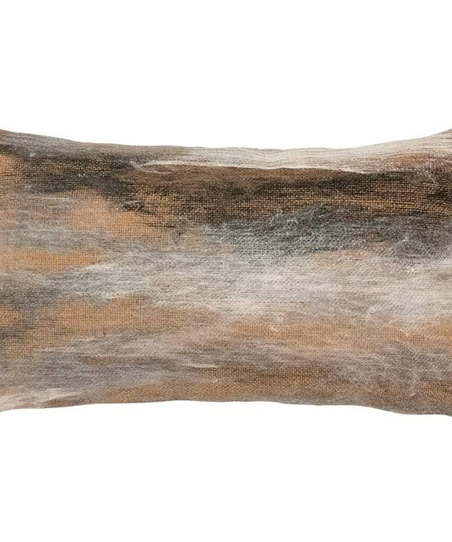 Visions I Vista Beige 20" x 12" Indoor-Outdoor Throw Pillow