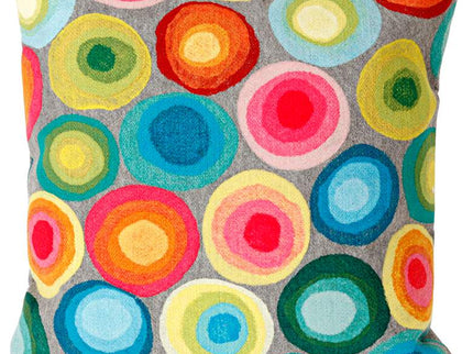 Visions II Puddle Dot 20" Square Indoor-Outdoor Pillow
