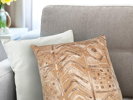 Visions III Bambara Beige 20" Square Indoor-Outdoor Pillow