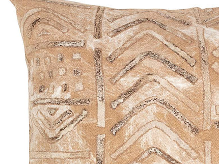 Visions III Bambara Beige 20" Square Indoor-Outdoor Pillow