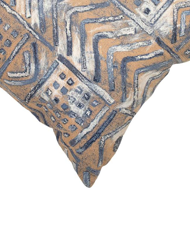 Visions III Bambara Indigo 20" Square Indoor-Outdoor Pillow