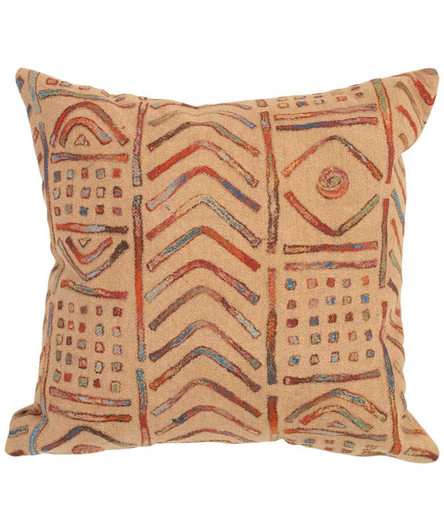 Visions III Bambara Multi 20" Square Indoor-Outdoor Pillow